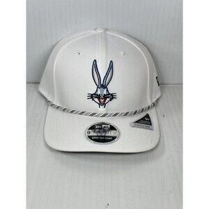 New Era Bugs Bunny Multi Rope 9SEVENTY Stretch Snap Hat Cap White OSFM NWT